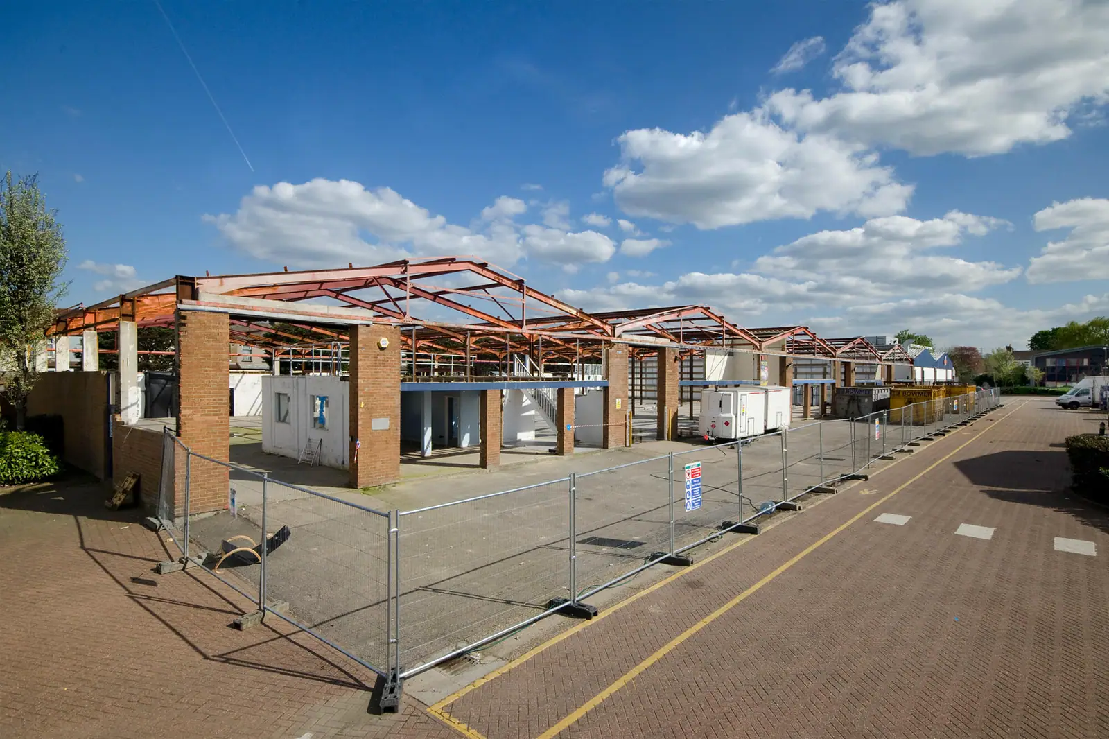 Boundary Business Court: site photograph before the CGI