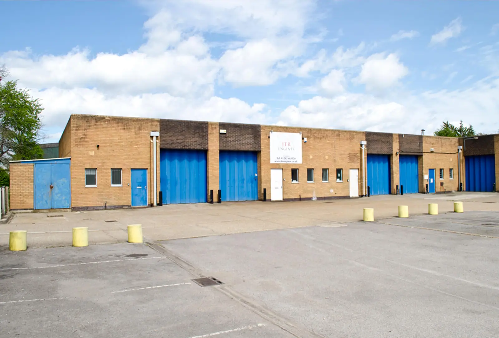 Chantry: site photograph before the CGI