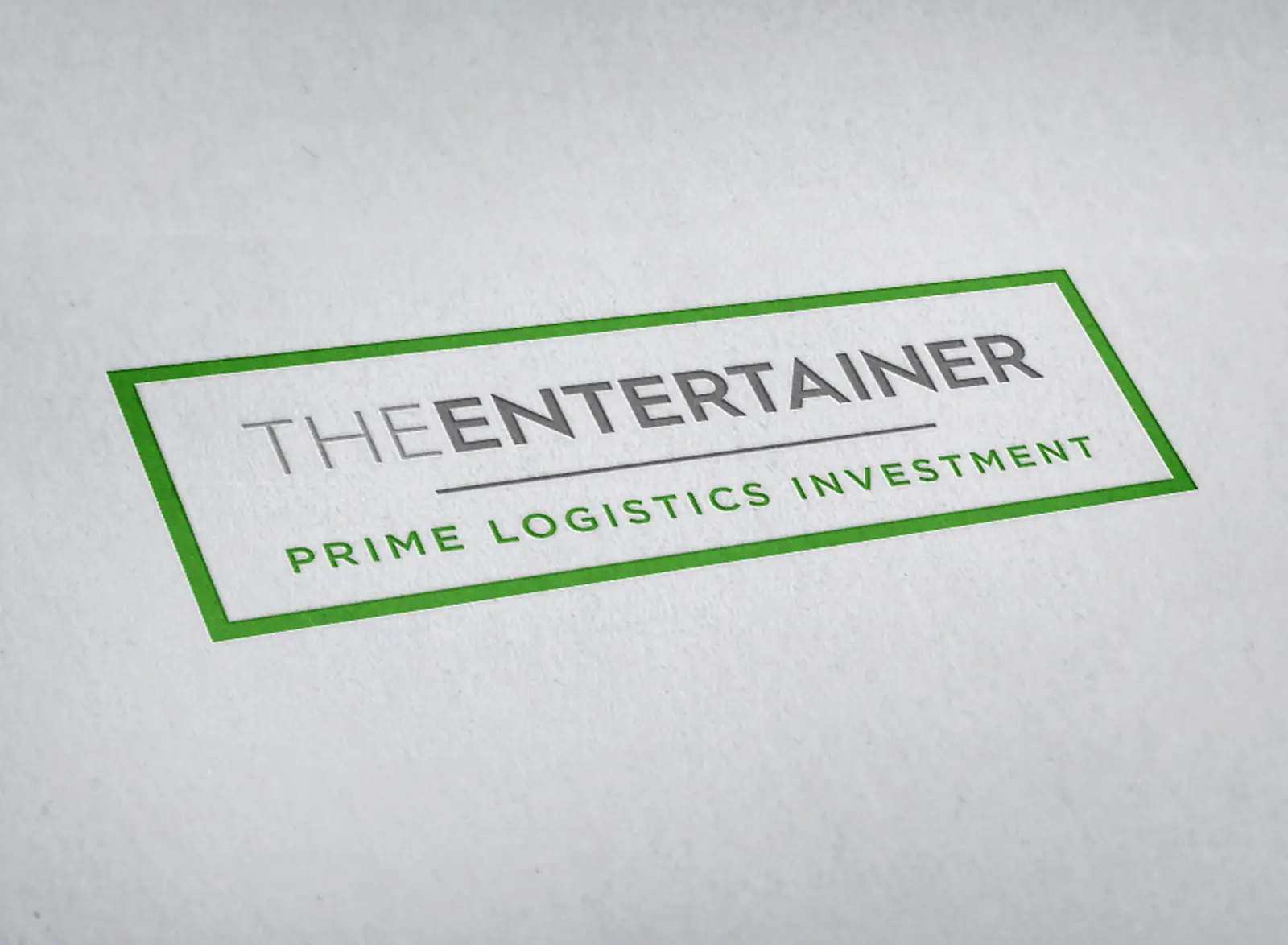 The Entertainer prime logistics logo