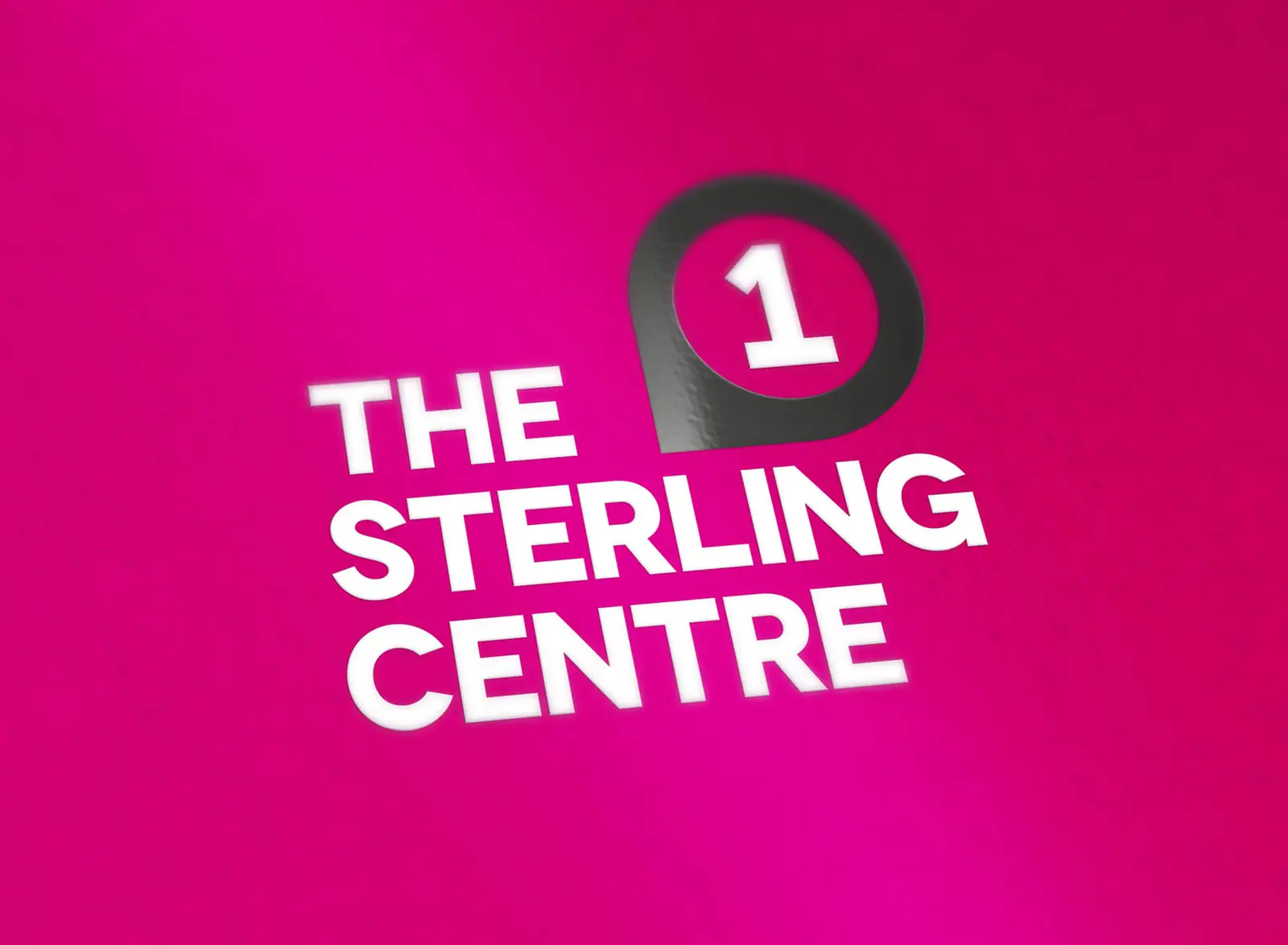 The Sterling Centre logo in magenta