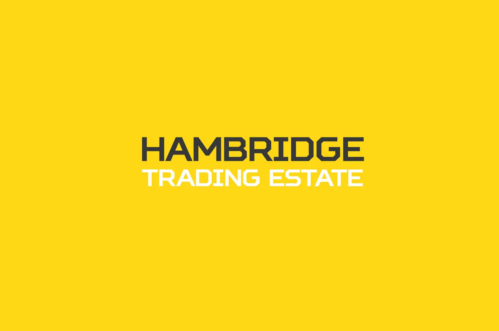 Hambridge Trading Estate logo on yellow
