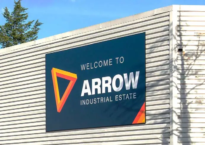 Arrow Industrial Estate welcome flexface