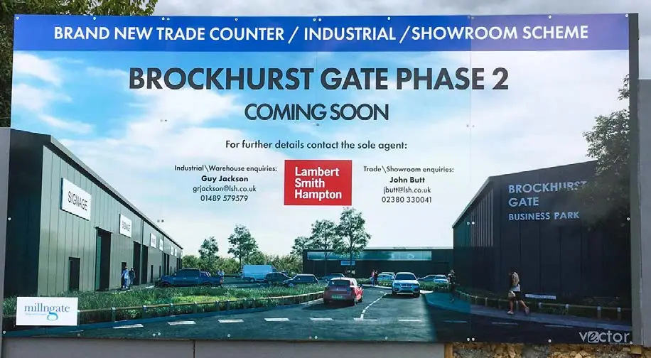 Brockhurst Gate phase 2 hoarding