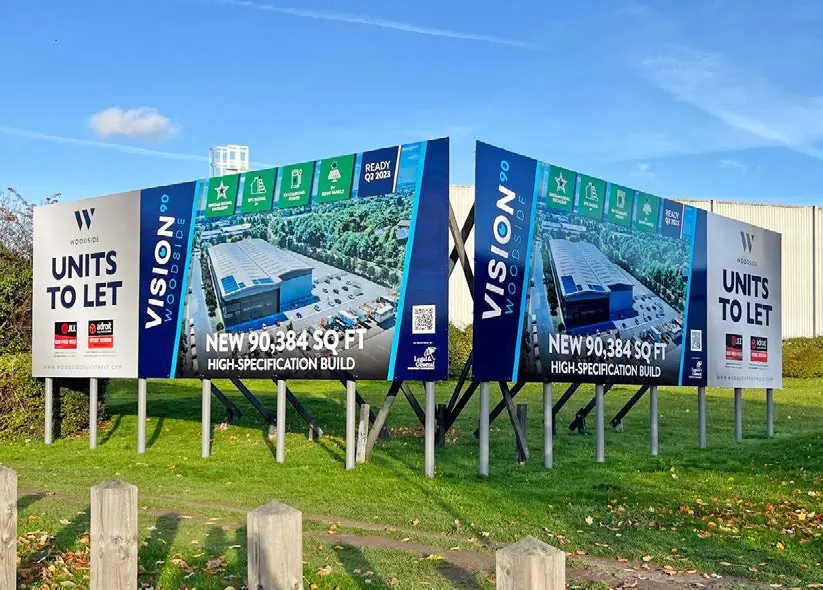 Vision 'to let' marketing boards