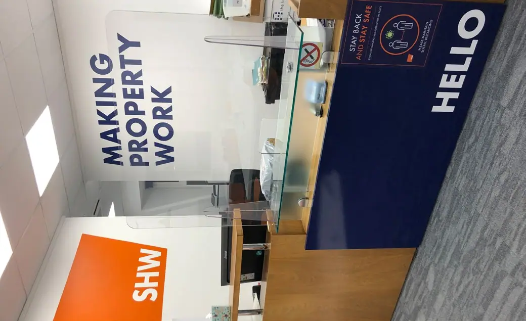'Making property work' office wall graphics