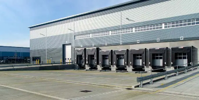 Distribution warehouse loading docks