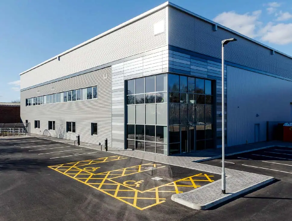 New industrial unit exterior