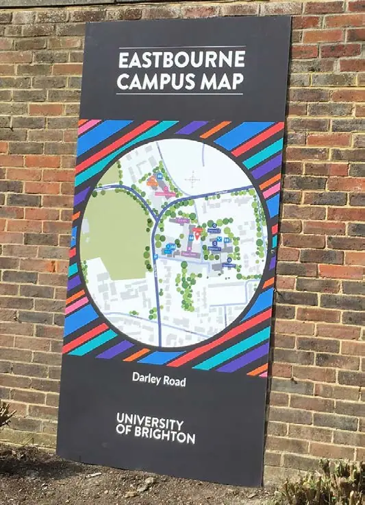Campus map wayfinder