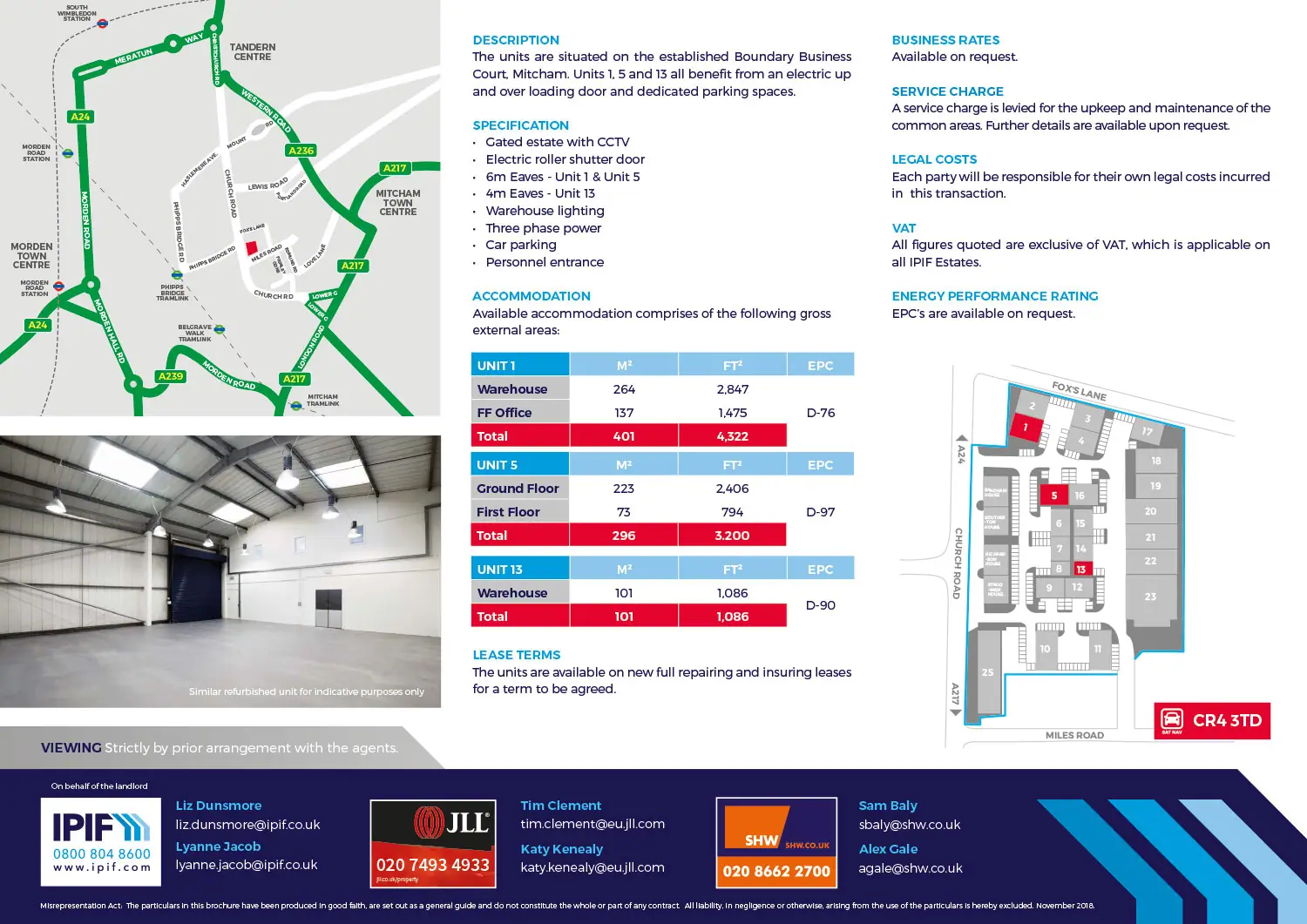 Boundary Business Court property particulars layout