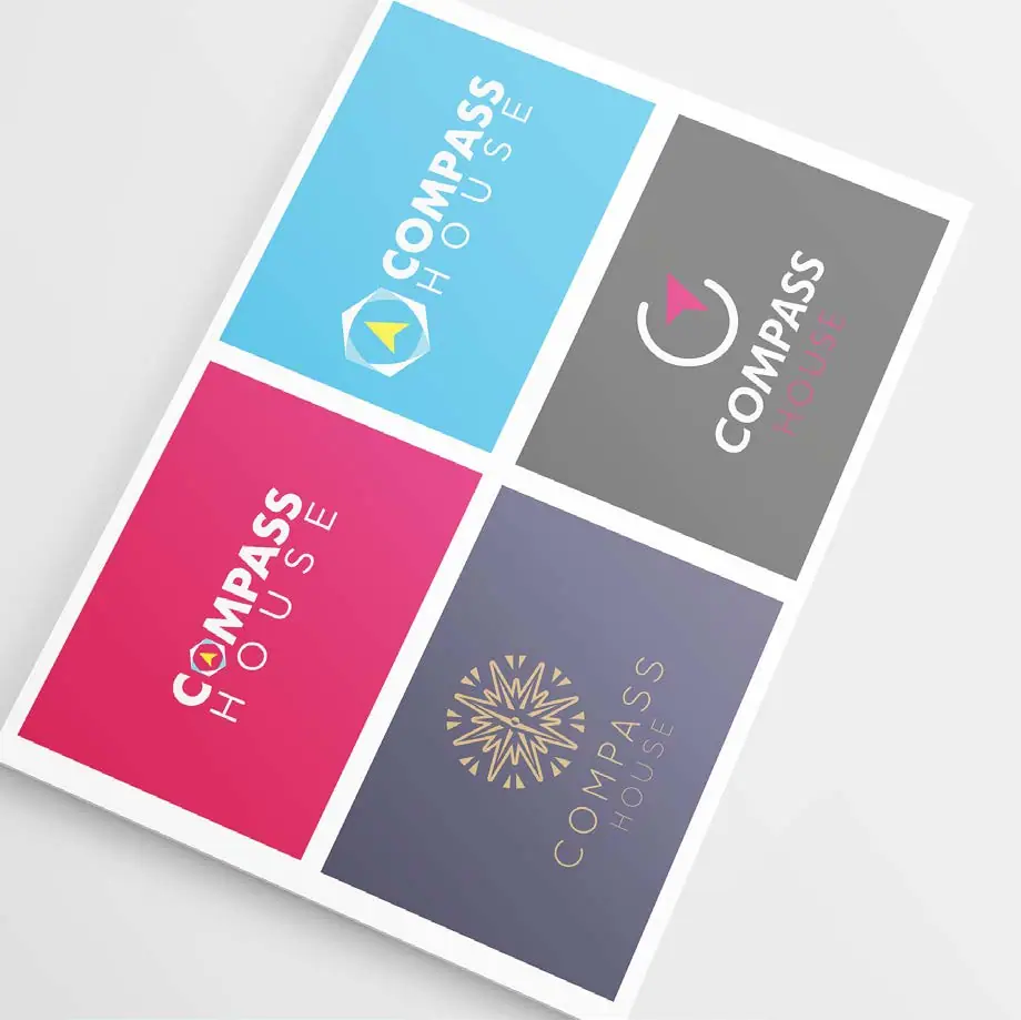 Alternative brand concepts presented for Compass House