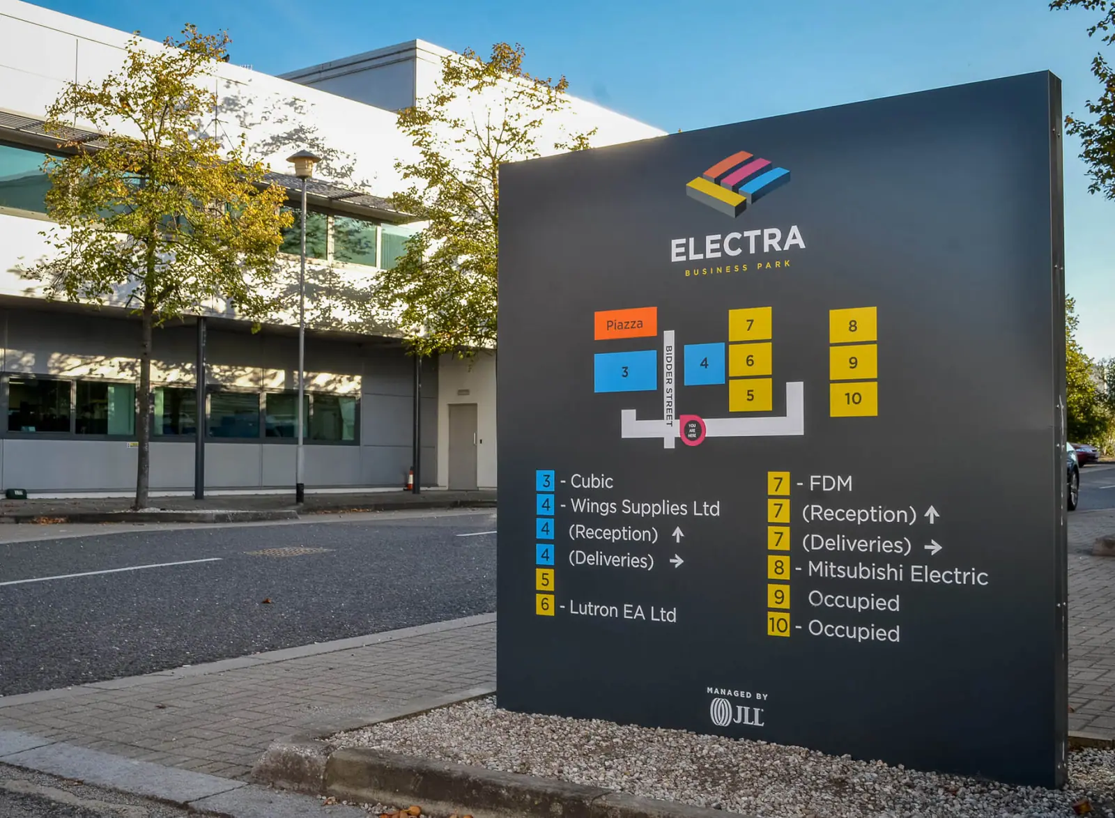 Electra estate directory map board