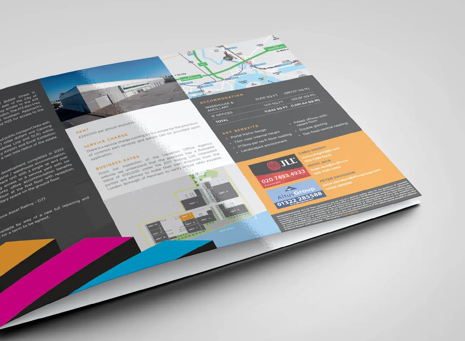 Electra brochure spread