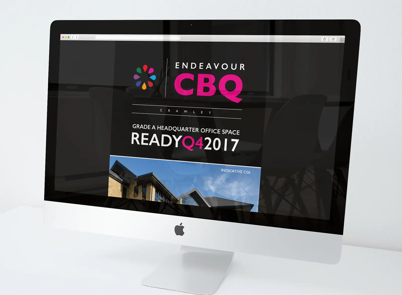 Endeavour CBQ website on a desktop screen