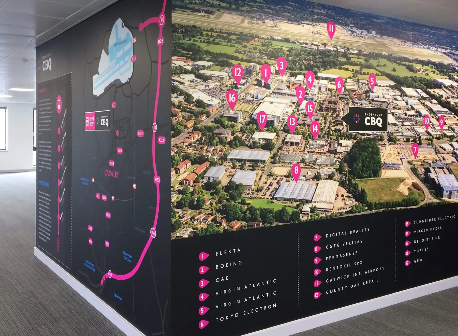 Endeavour CBQ site plan board