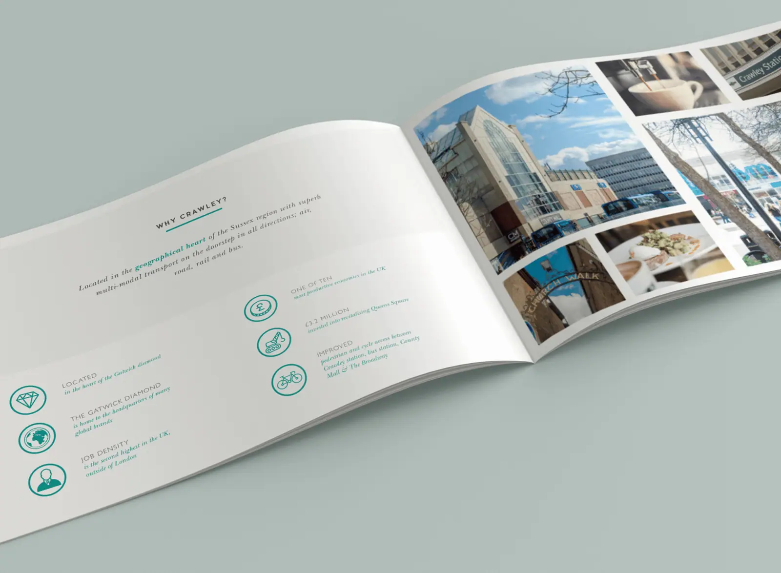 Galleria brochure spread