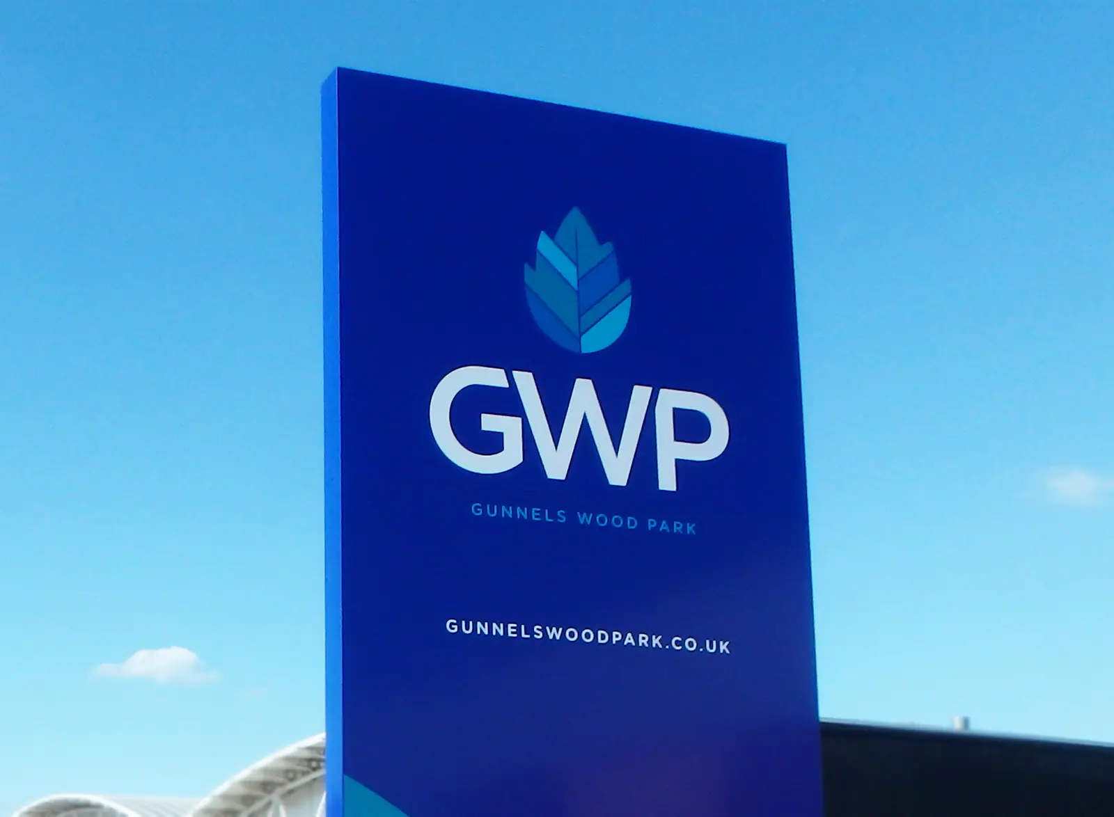 Close-up of the GWP totem