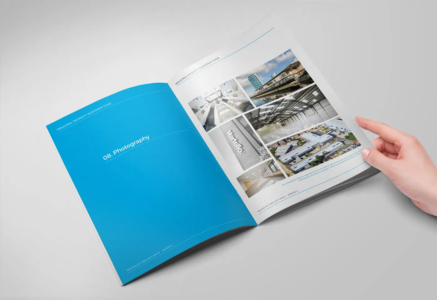IPIF brochure open on a table