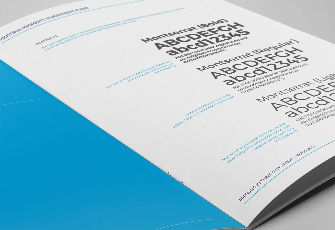 IPIF typography sheet