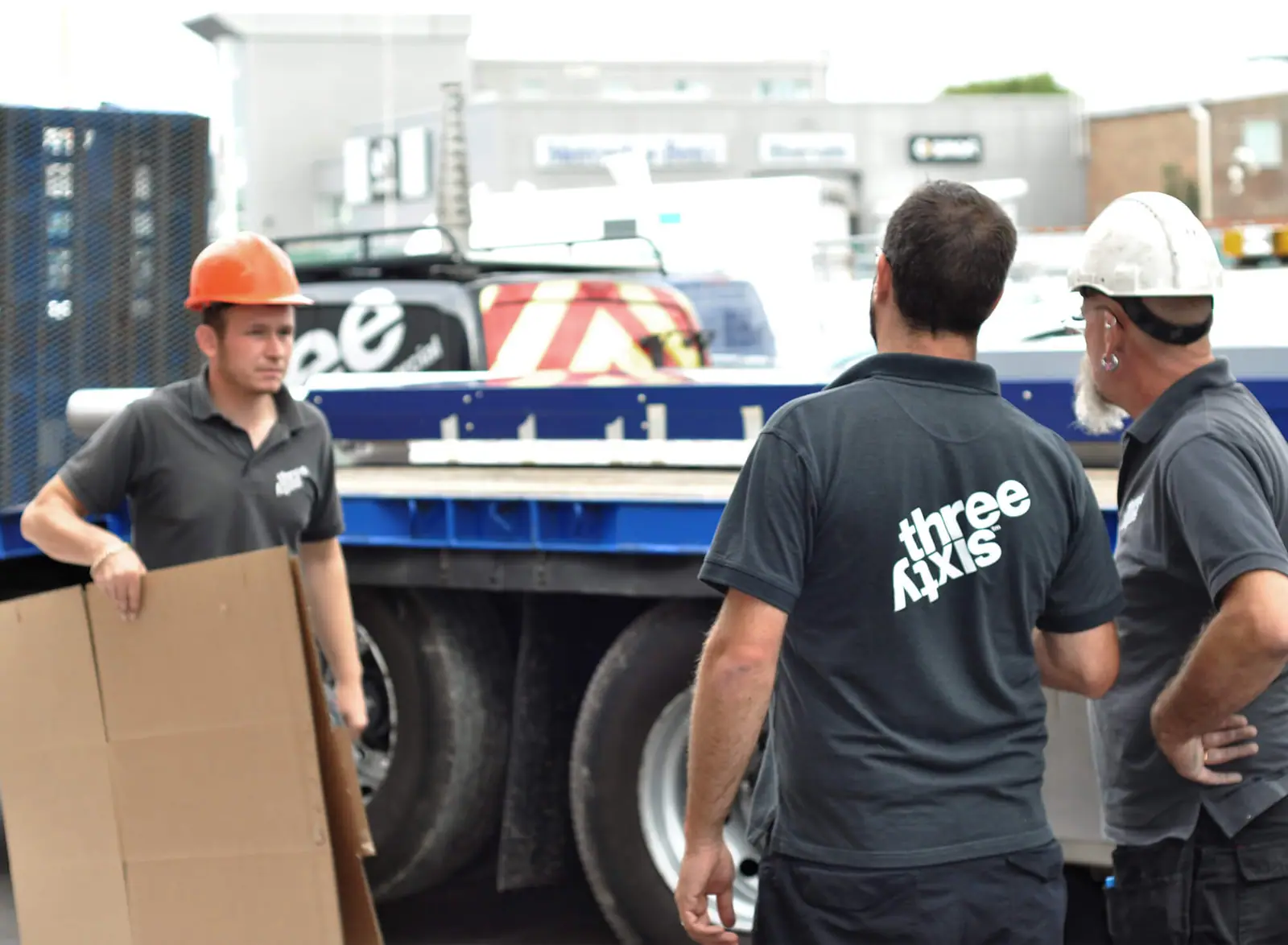 Three Sixty installation team on site