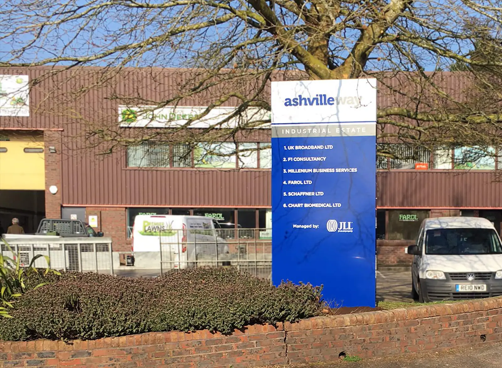 Ashville estate occupier totem