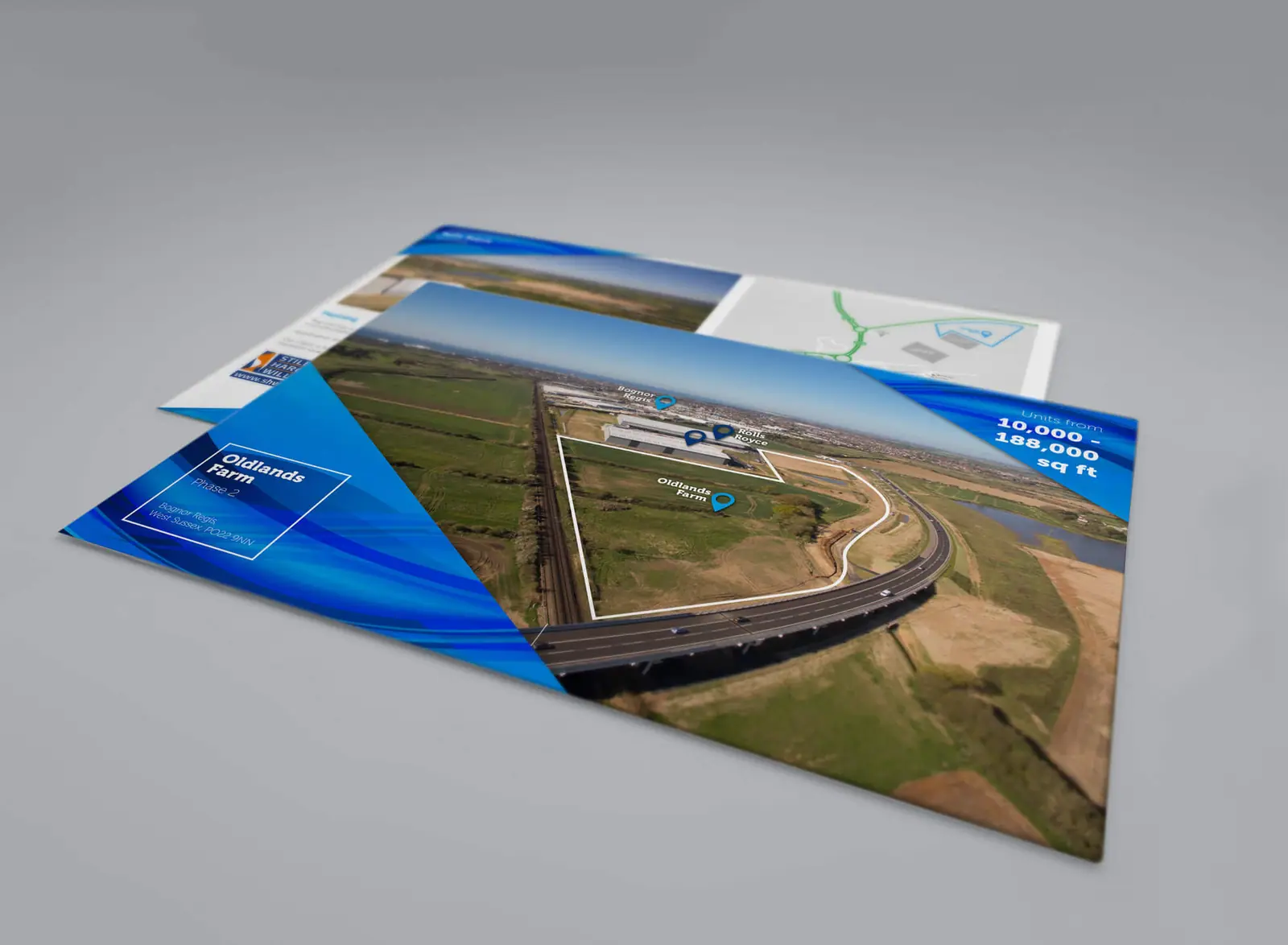 Two-page Oldlands Way brochure