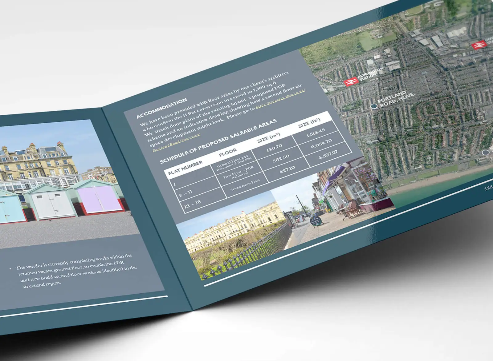 Portland Road brochure spread