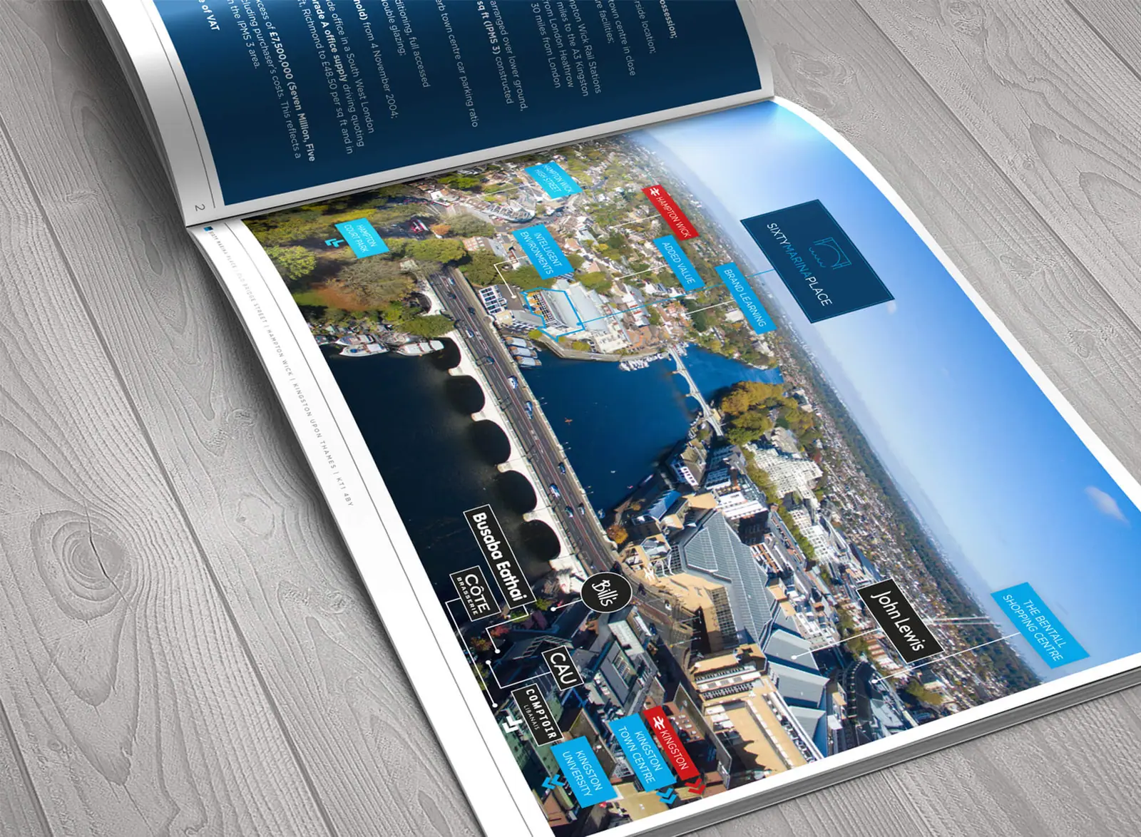 Sixty Marina Place brochure spread