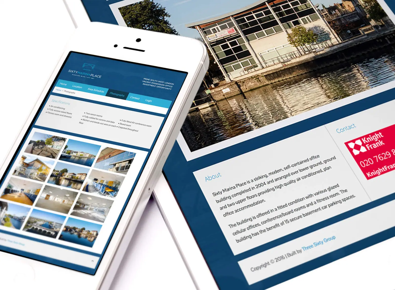 Sixty Marina Place mobile site