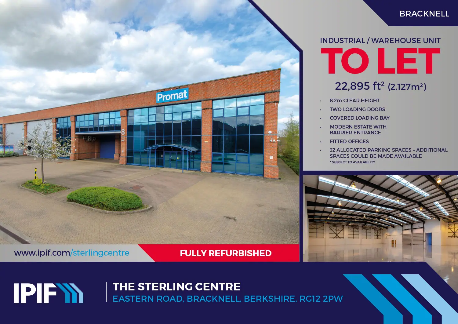 Sterling Centre unit 8 particulars