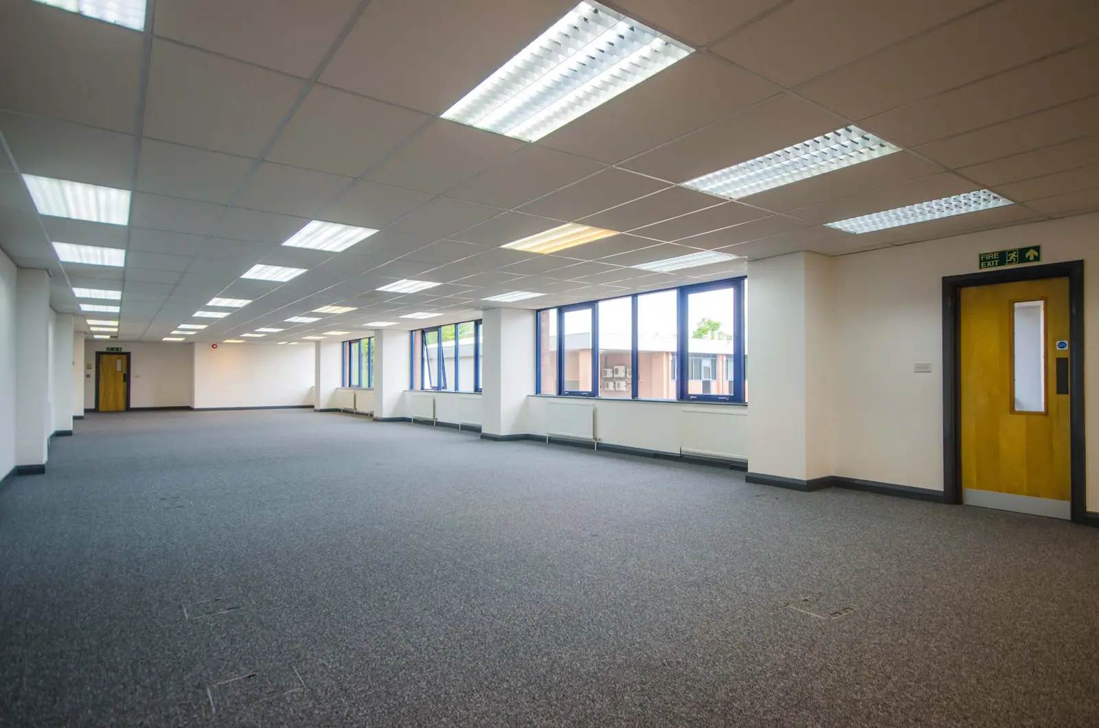 Refurbished first-floor office