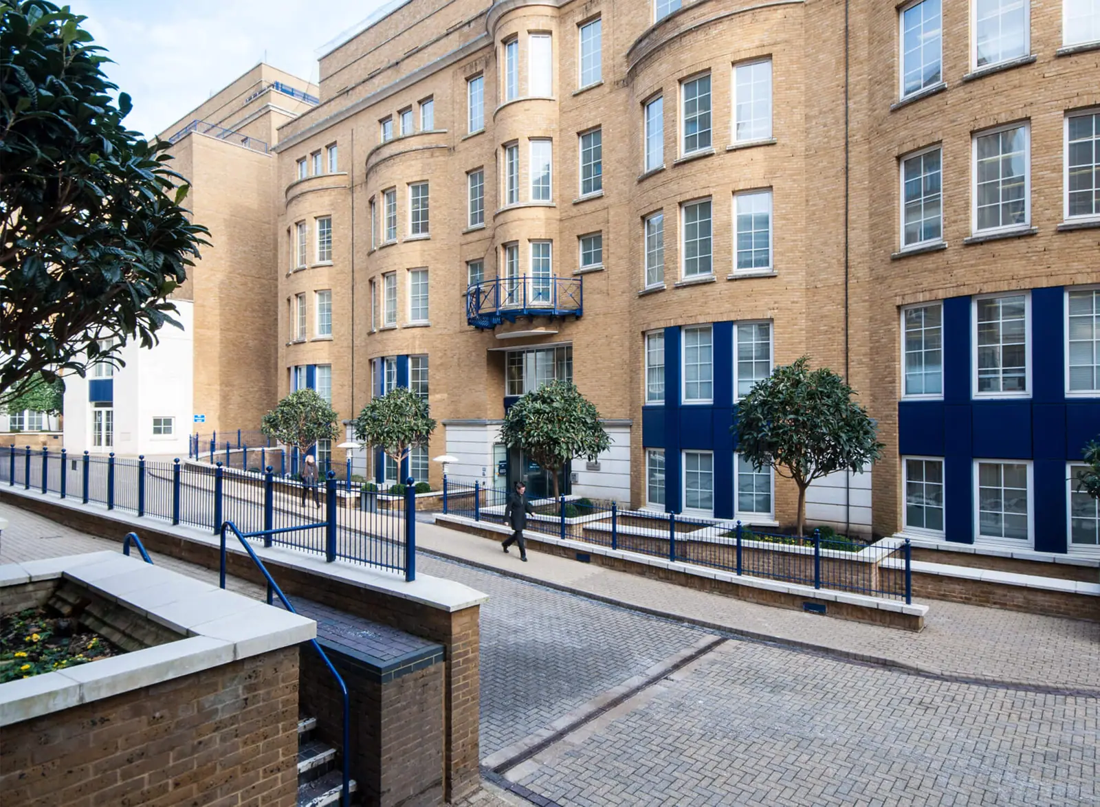 Trafalgar House courtyard